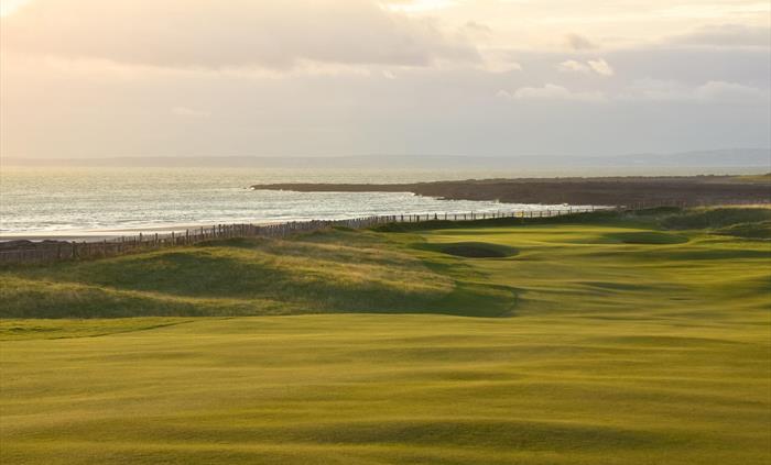 Hole 2 from the fairway